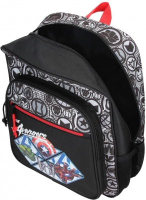 Ghiozdan scoala baieti, Marvel Avengers Heroes, negru